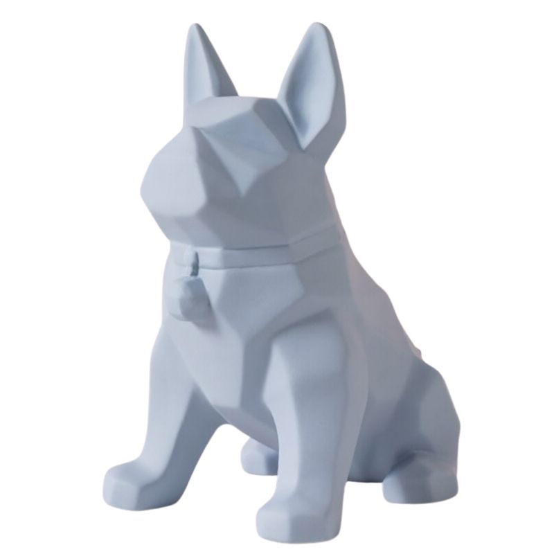 Blue Dog Origami Statue