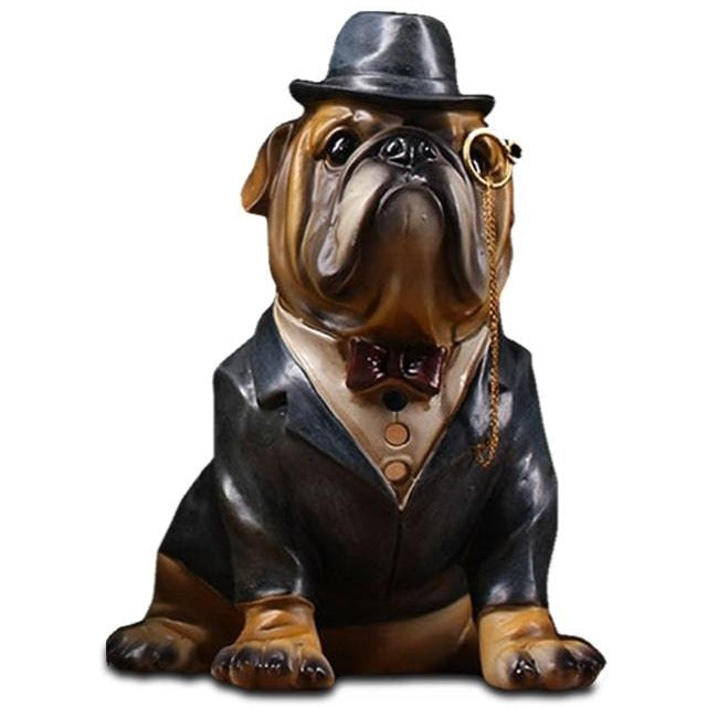 Bulldog -Hundestatue