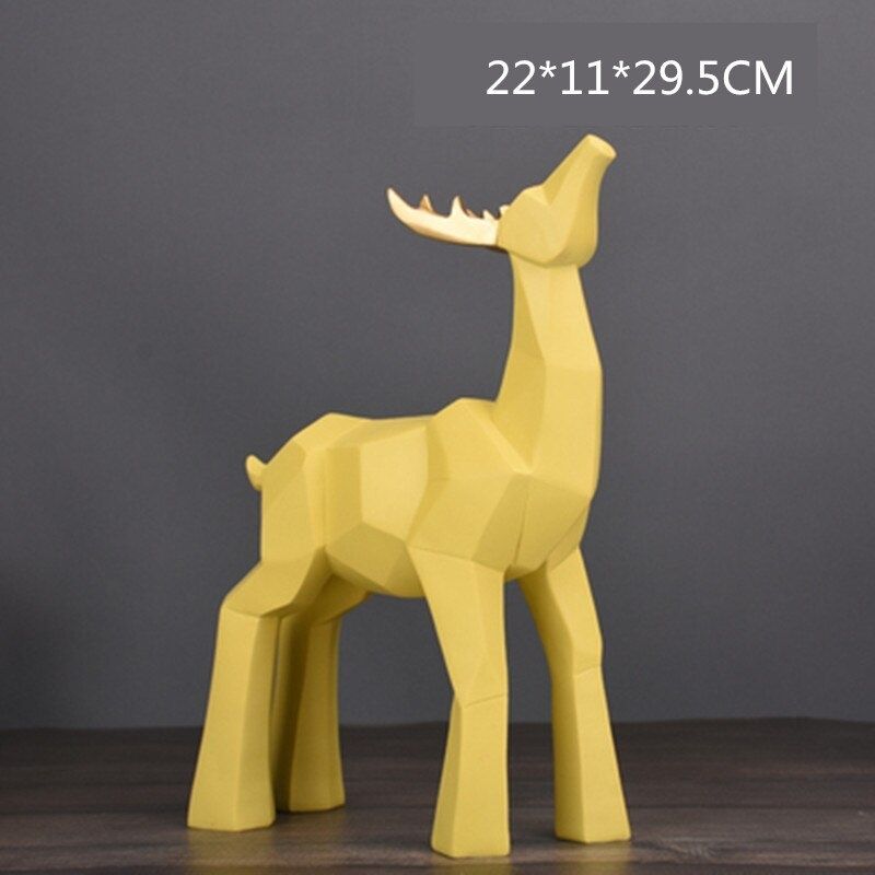 Cerf Origami Statue