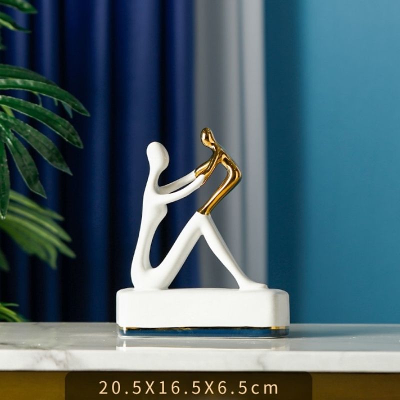 Frauenstatue mit Kind