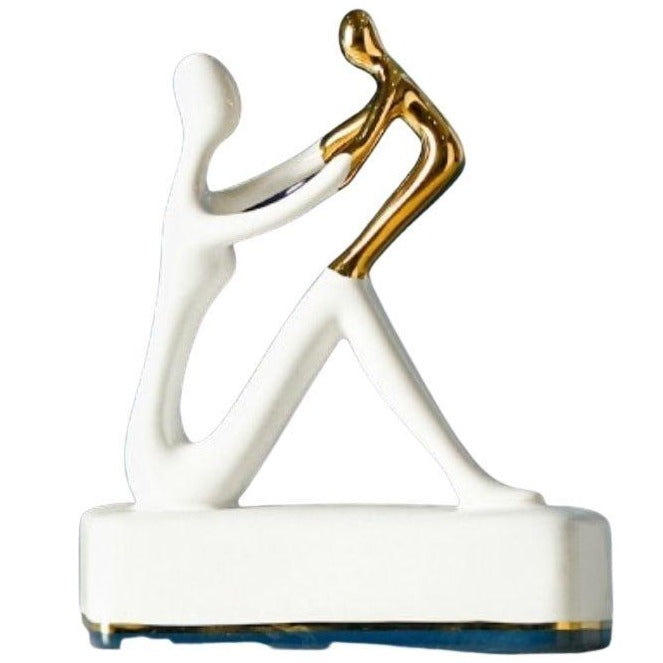 Frauenstatue mit Kind