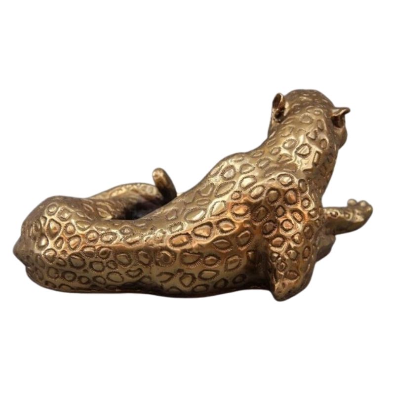 Gold Panther Decor Statue