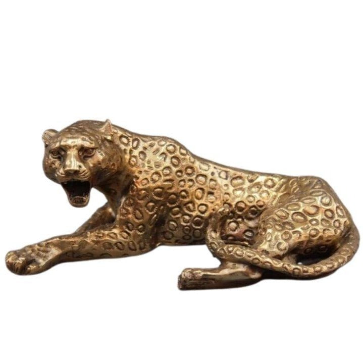 Gold Panther Decor Statue