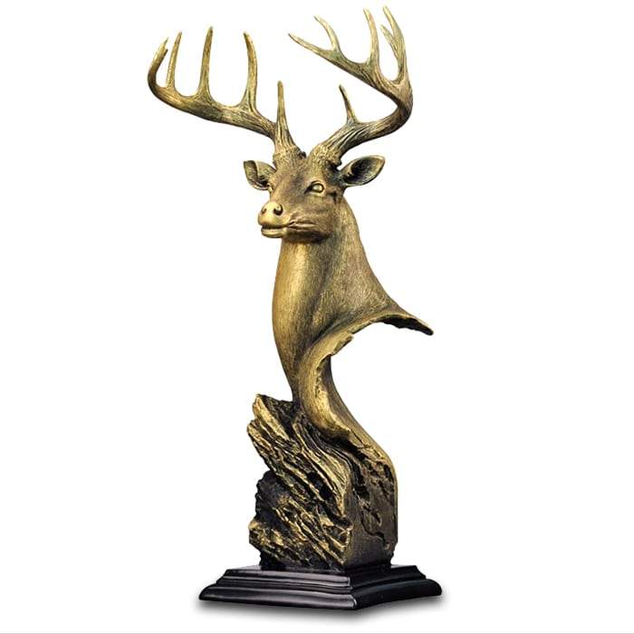 Hirsche Hirschkopfstatue
