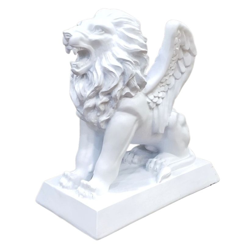 Löwenstatue mit Flügeln