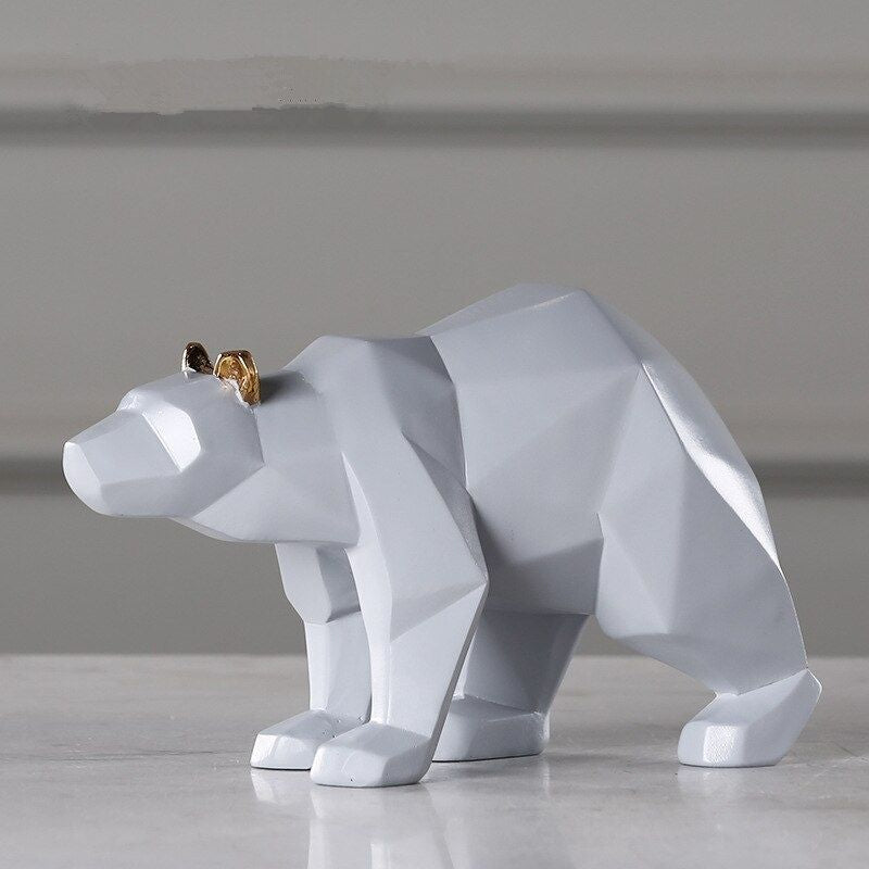 Origami Bärenstatue