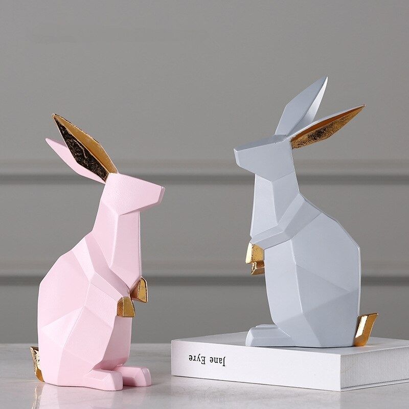 Origami -Kaninchenstatue