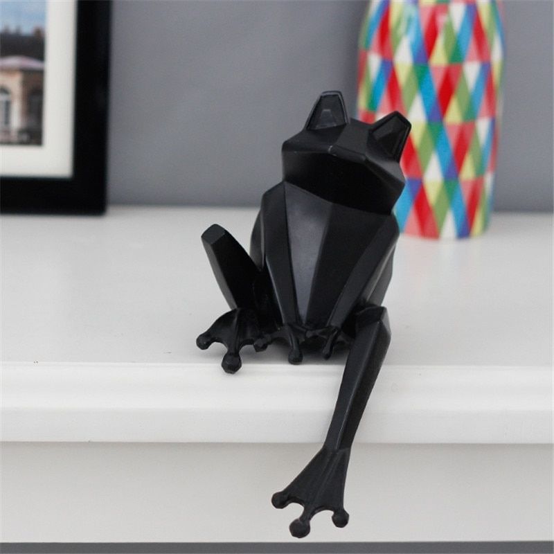 Origami -Statue -Frosch