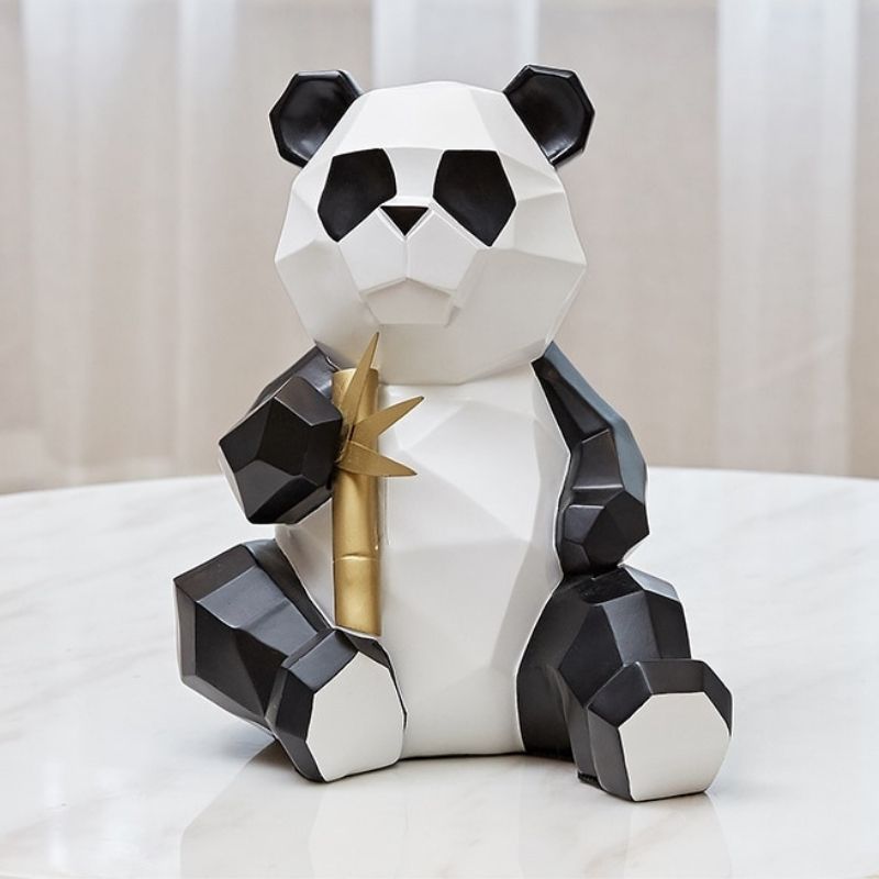 Panda Origami Statue