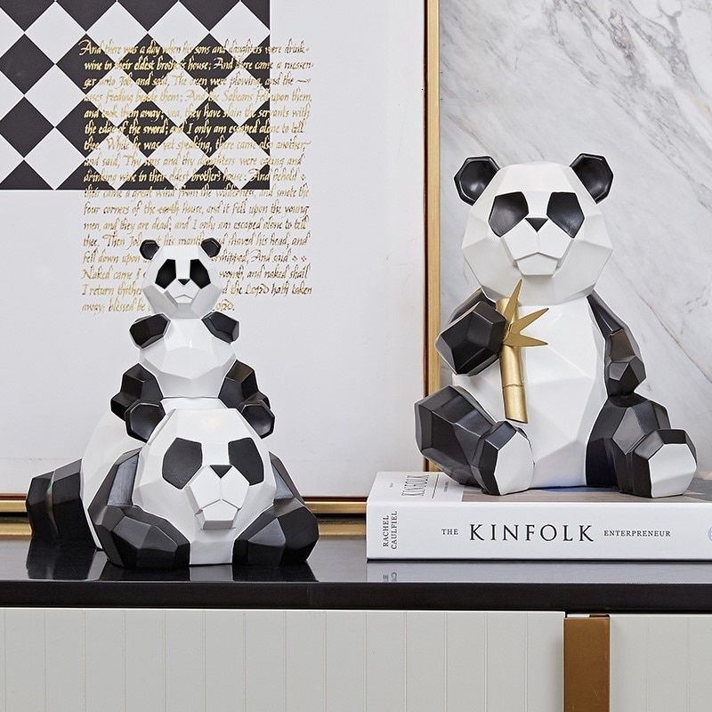 Panda Origami Statue