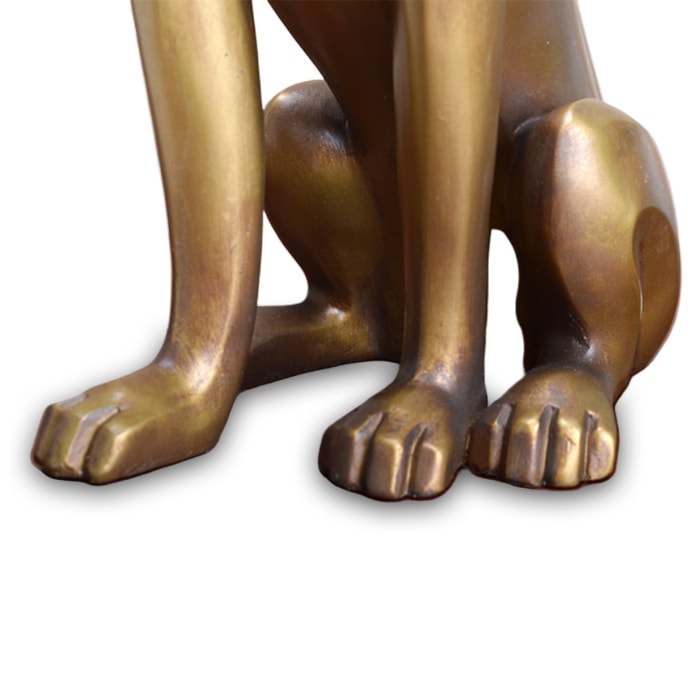Salbei Guépard Bronze Statue