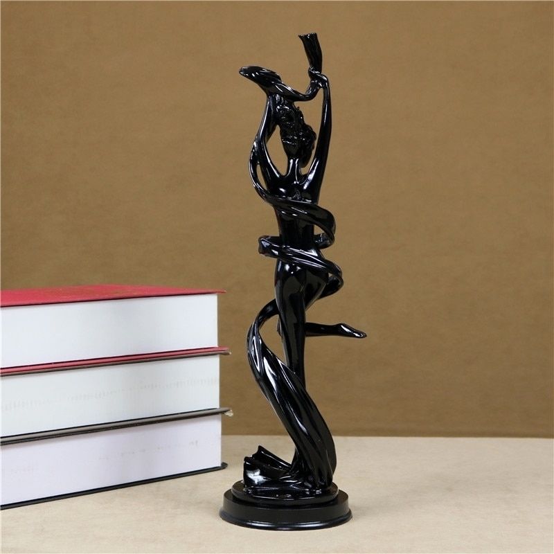 Schwarze sexy Frau Statue