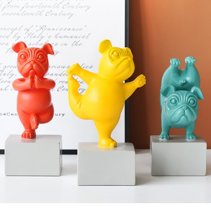 Statue Bulldog Le Molosse Français