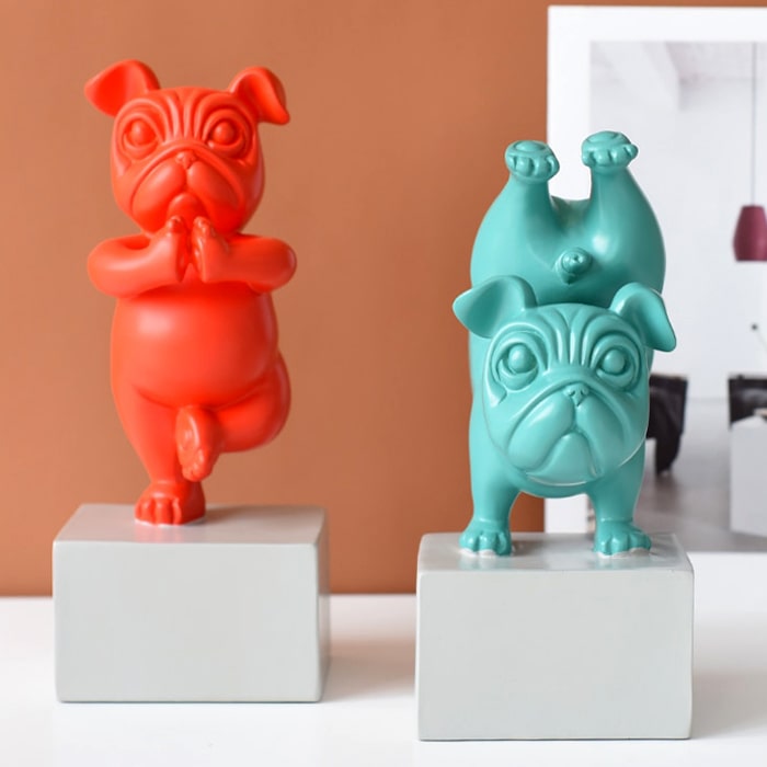 Statue Bulldog Le Molosse Français