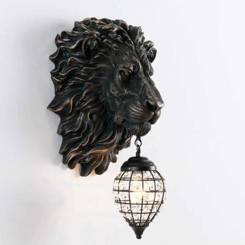 Statue Lion Wall Dekoration