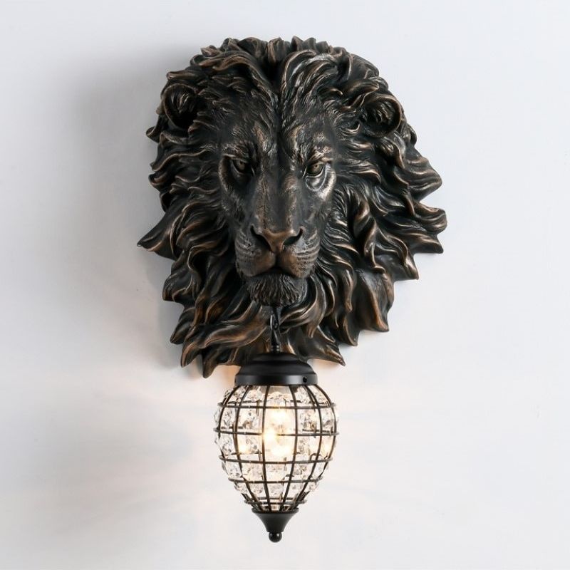 Statue Lion Wall Dekoration