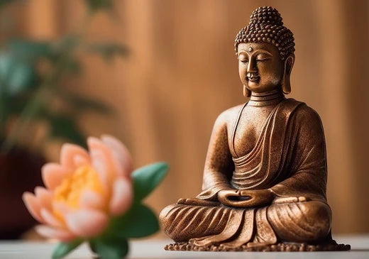 Eine beruhigende Atmosphäre mit buddhistischen Statuen in deiner Dekoration schaffen