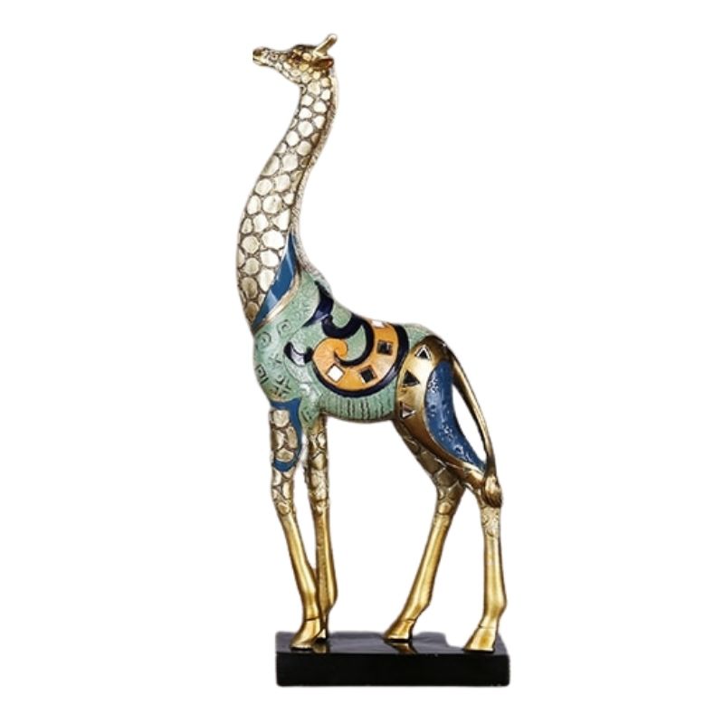 Afrikanische Statue Giraffe oder