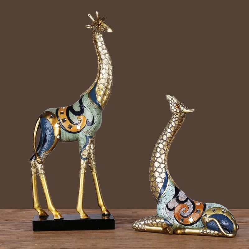 Afrikanische Statue Girafon