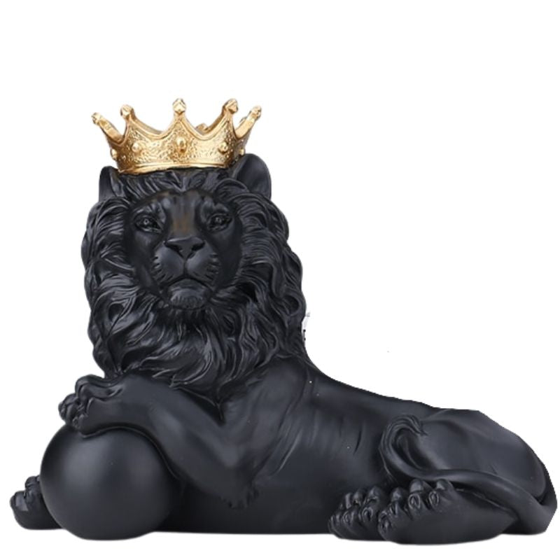 Black Lion King Statue