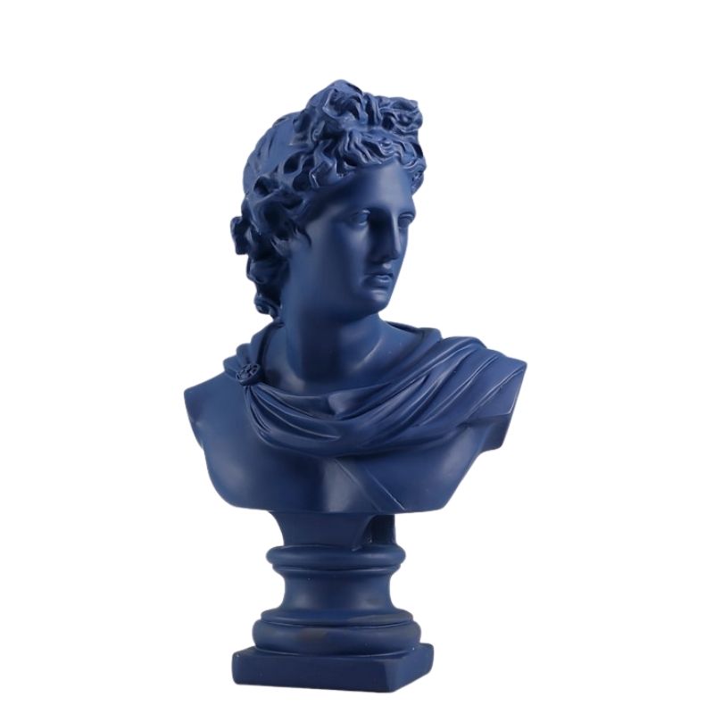 Blaue Apollo Griechische Statue