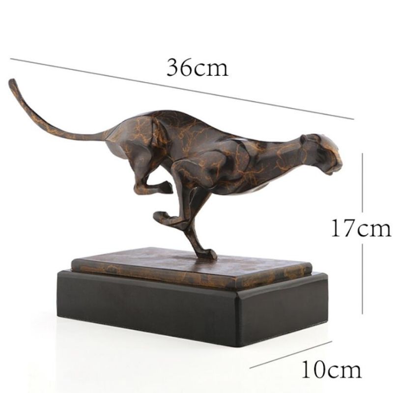 Braune Design Panther Statue