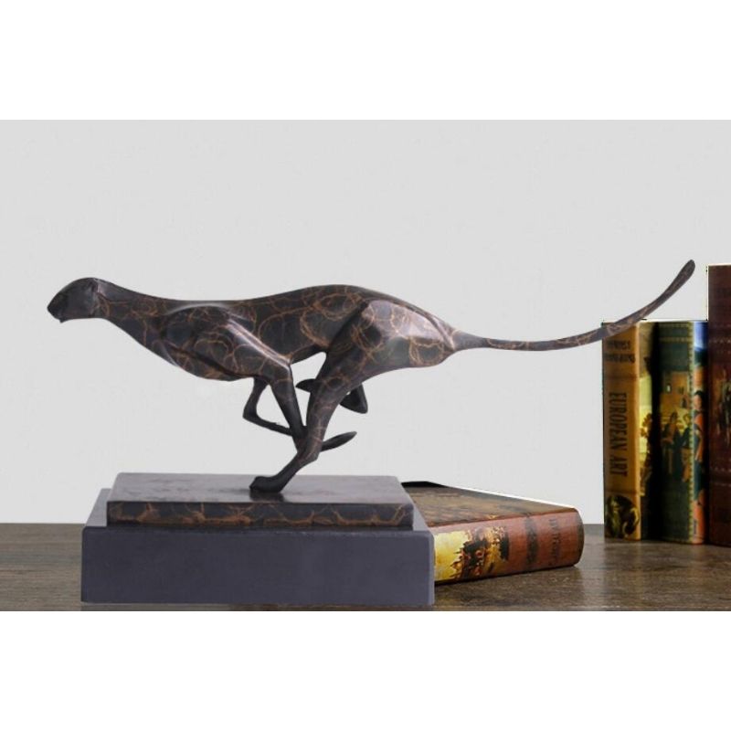 Braune Design Panther Statue