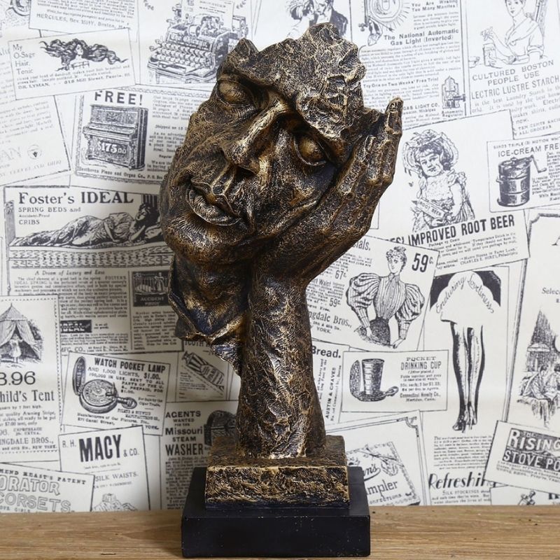 Bronze -Männerstatue