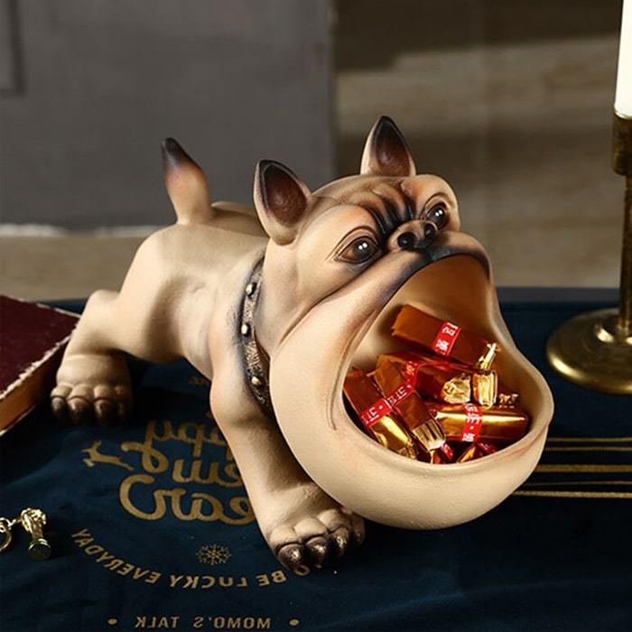 Deco Bulldog -Statue