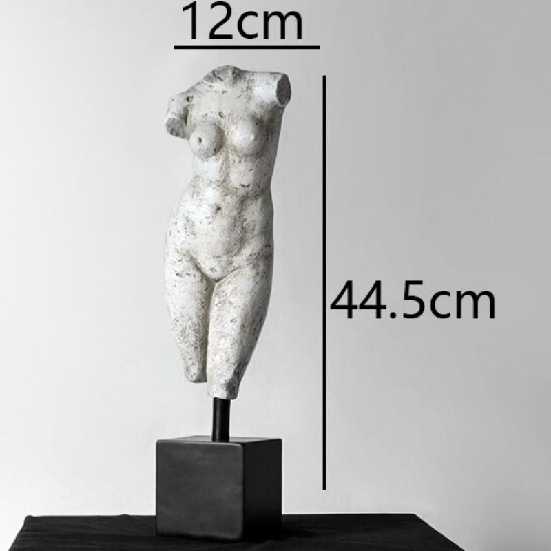 Frau aus griechischem Statue Corps