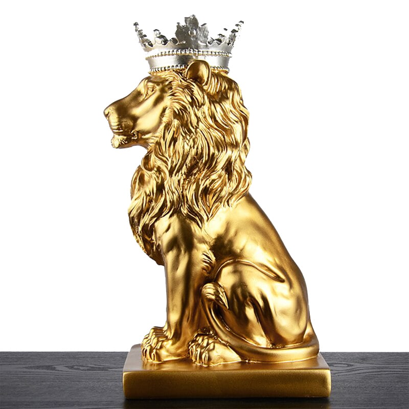 Golden Lion Statue