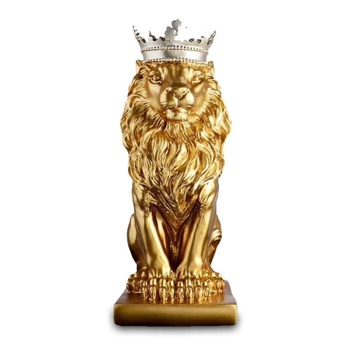 Golden Lion Statue