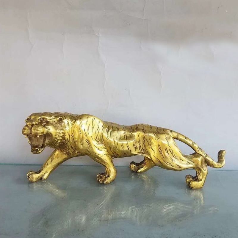 Golden Panther Statue
