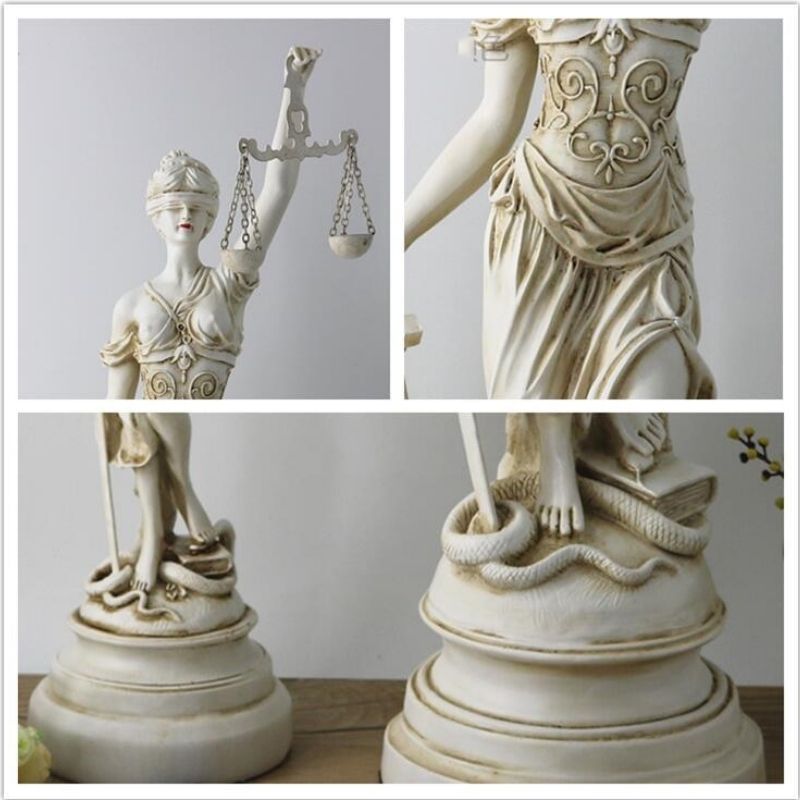 Griechische Gerechtigkeitsstatue