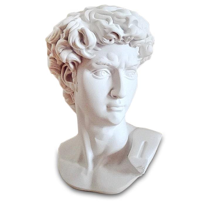 Griechische Kopfstatue