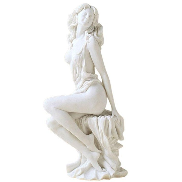 Griechische Statue der weißen Frau