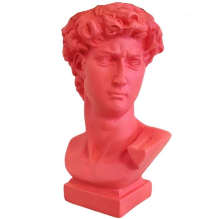 Griechische Statue Männer rosa