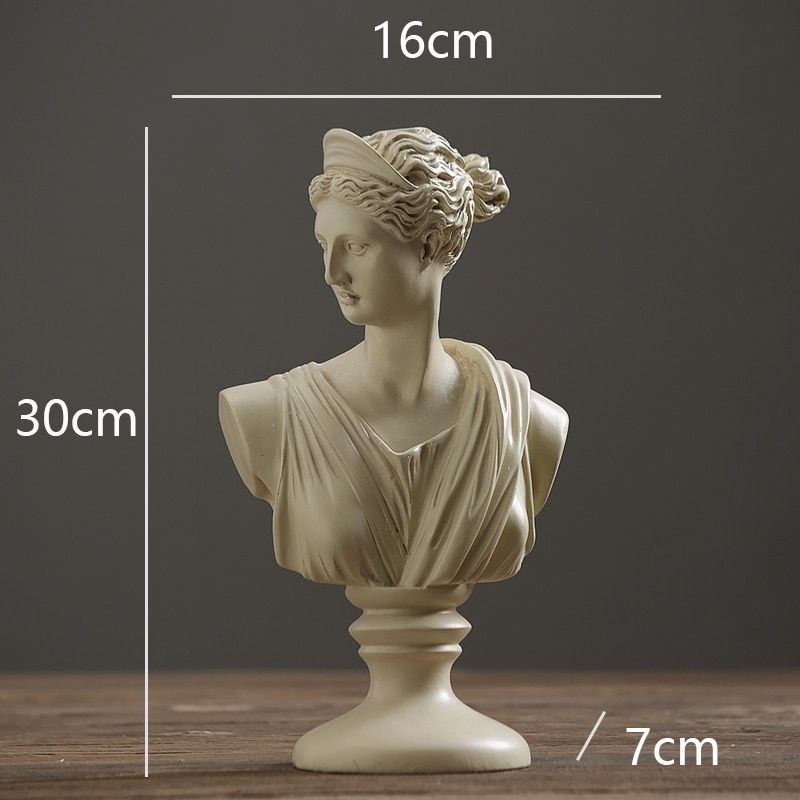 Griechische Statue weibliche Büste