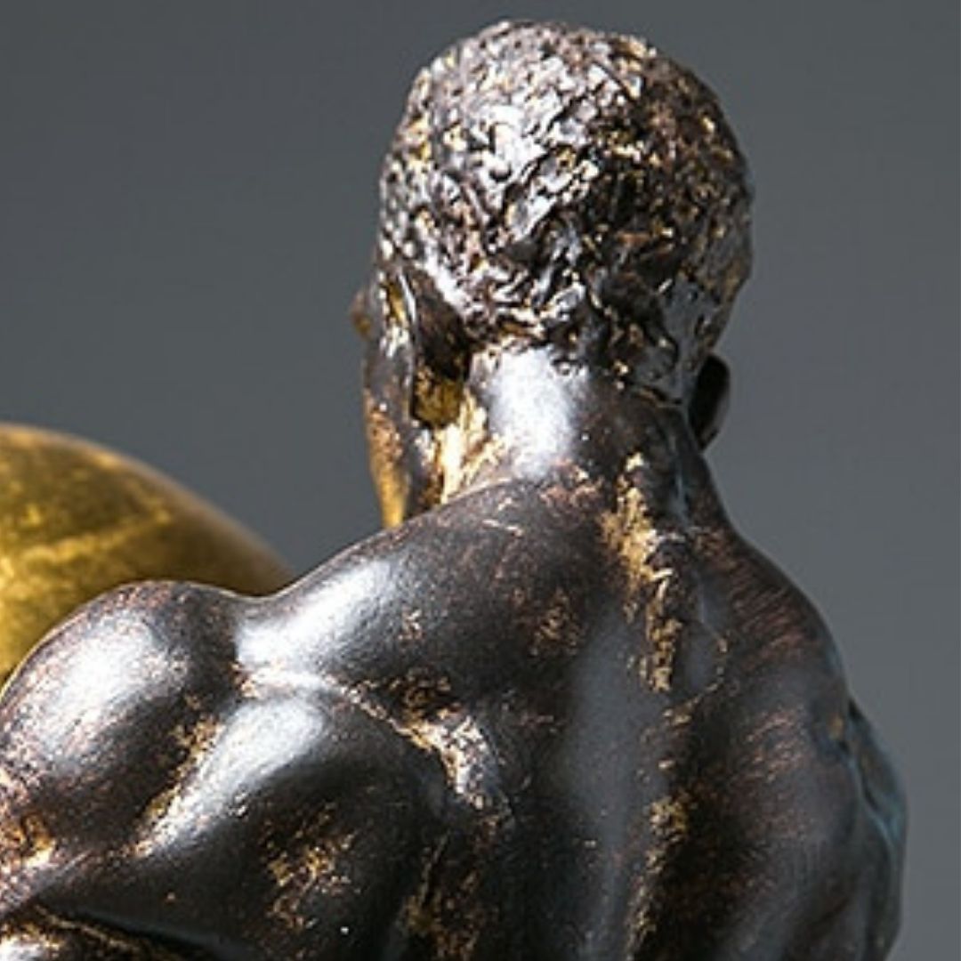 Griechischer Statue -Athlet