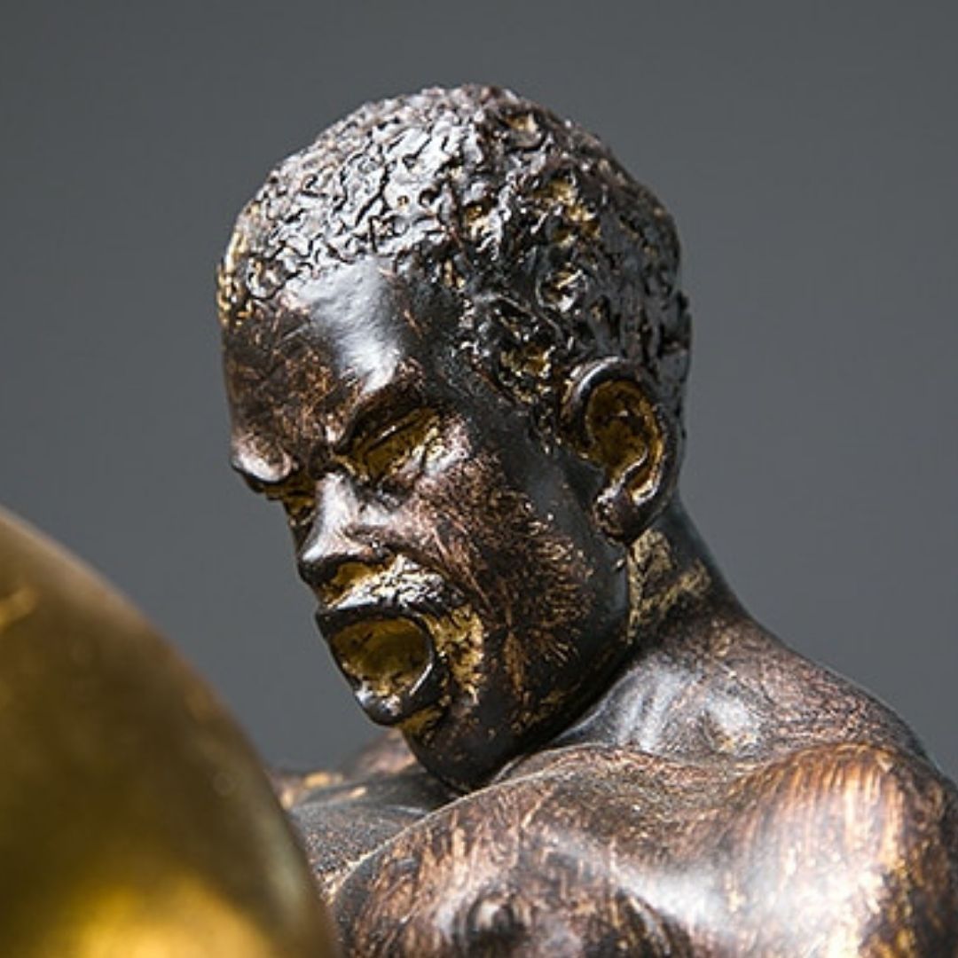 Griechischer Statue -Athlet