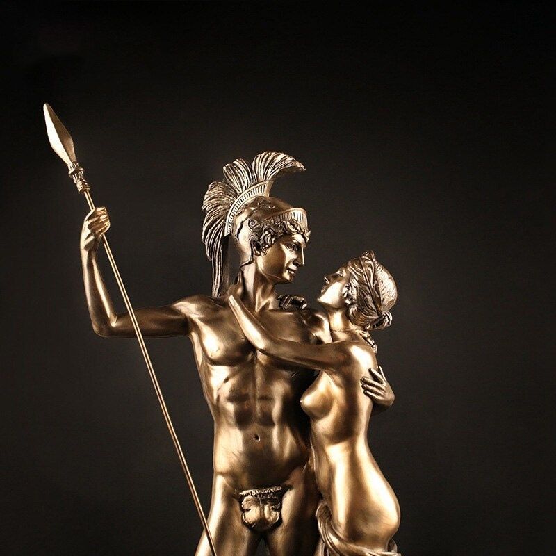 Griechischer Statue -Paar