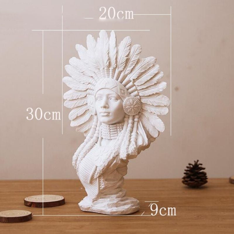 Indische Frau Statue