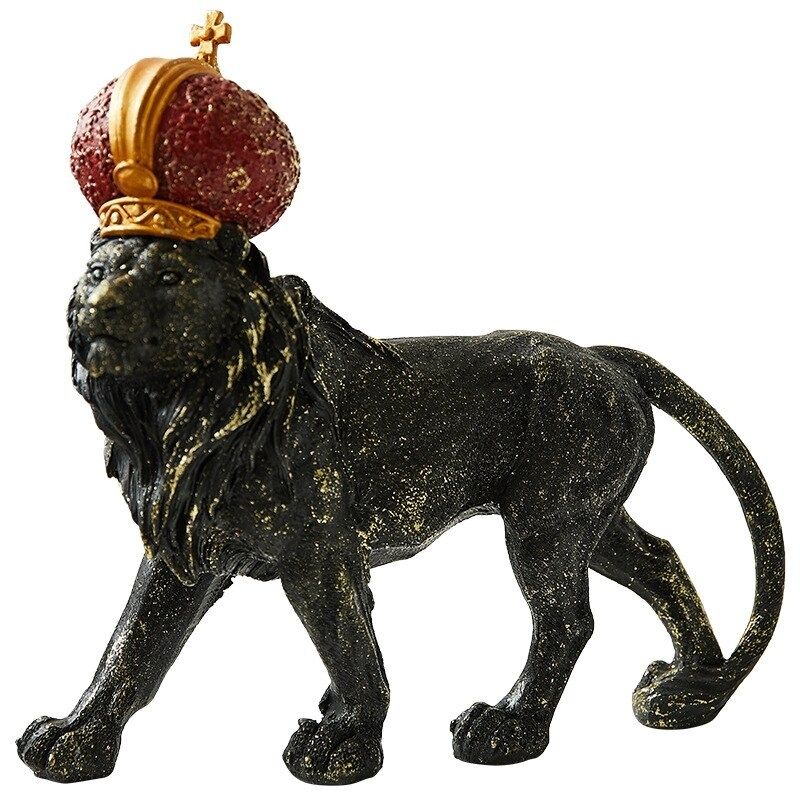 Löwenkönig -Statue