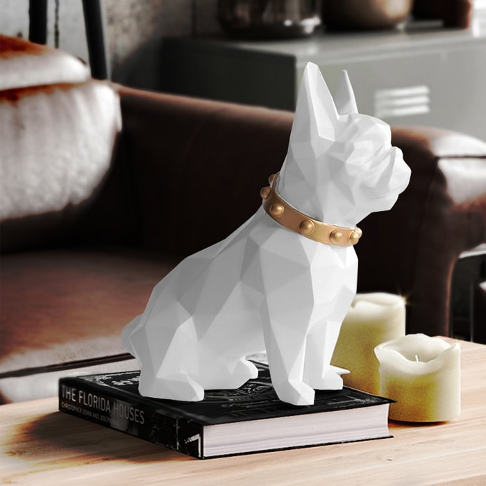 Origami Bulldog -Statue