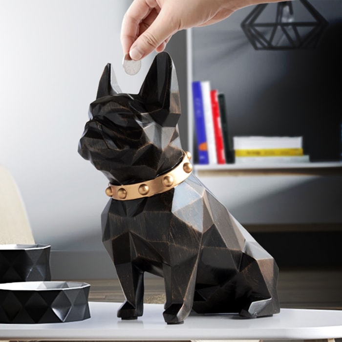 Origami Bulldog -Statue