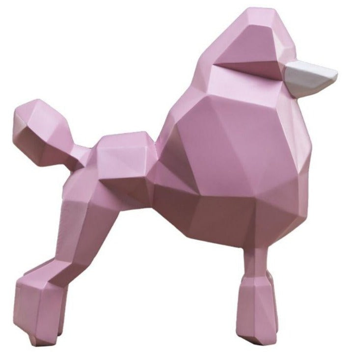 Origami Statue Pink Pudel