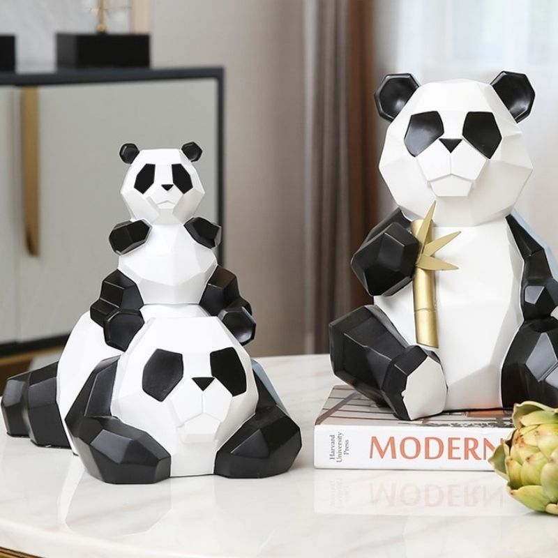 Panda Origami Statue
