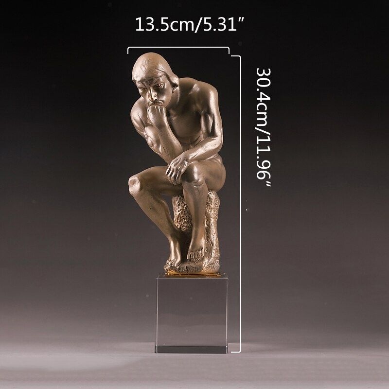 Römische Statue -Männer braun