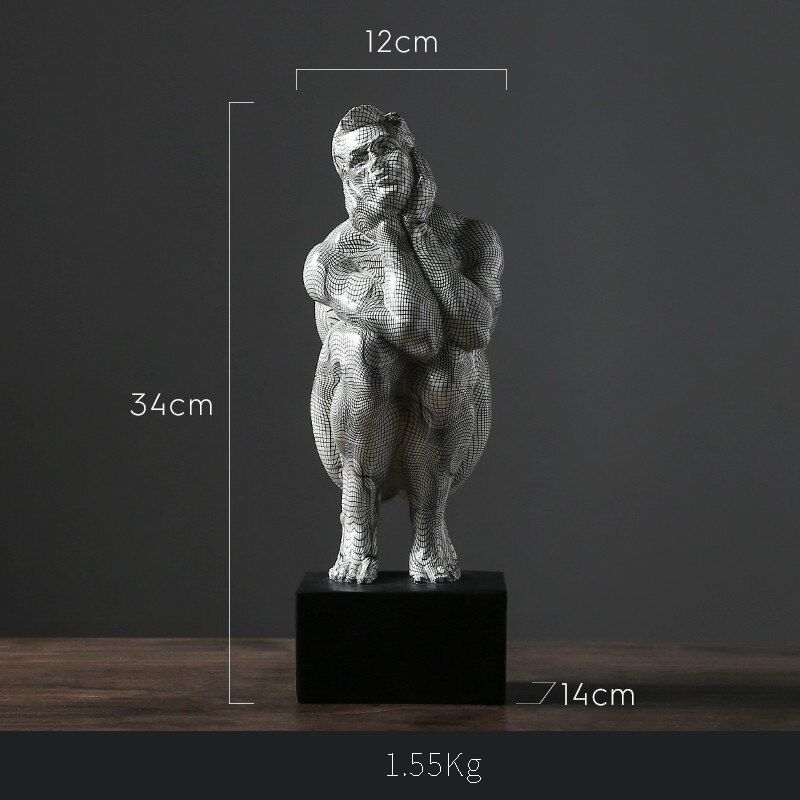 Silver Man Statue