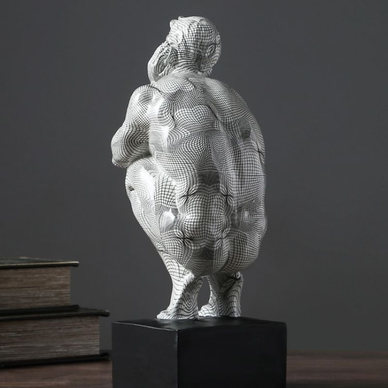 Silver Man Statue